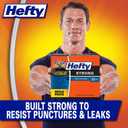 Hefty Strong Large Trash Bags, 33 Gallon, 48 Count (Pack of 3), 144 Total