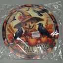 Autumn Wreath,12 Inch Crow and Scarecrow Fall Wreaths for Front Door,Wood Hanging Sign Halloween Door Decorations Autumn Hanging Wall Decor for Farmhouse Home Indoor Outdoor Party Supplies (Styl 7)