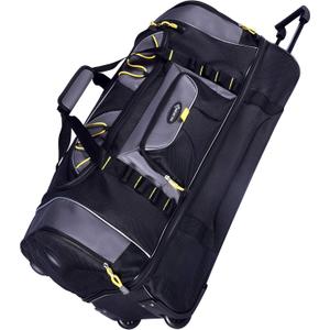 TPRC Sierra Madre Duffel Bag, Black, 36" Rolling