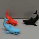 Li&Zhao Funny Silicone Spoon Rest - 3 PCS Shark Spoon Rest for Stove Top Utensil Rest Kitchen Holder for Stove Organizer Cooking Gifts Kitchen Gifts