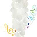 Wind Chimes for Outside - Handcrafted White Capiz Shells Windchime Coastal Style Decor for Indoor/Outdoors, Garden Decor, Great for Women, Wind Chimes Lovers and More