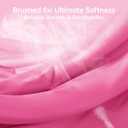 MUXHOMO Queen Comforter Set, All Season Ultra Soft Down Alternative Bedding - 3 Piece Lightweight Bed Set Includes 1 Comforter (90"x90") and 2 Pillow Shams (20"x26"), Hot Pink