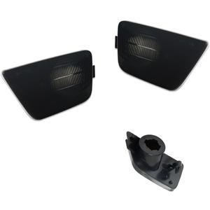 ADIIL Smoked Front Bumper Side Marker Light Housing Kit For 2011-2015 Chevy Cruze (Smoked Lens(No Bulbs))