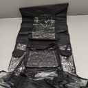 Wrapping Paper Storage, Gift Wrap Organizer Holder Double-Sided Hanging Gift Bag Storage Organizer (Black)