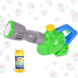 Maxx Bubbles Toy Bubble Leaf Blower with Non Toxic Refill Solution, Sturdy Plastic, Bubble Toys for Boys and Girls, Outdoor Summer Fun for Kids and Toddlers, 3+