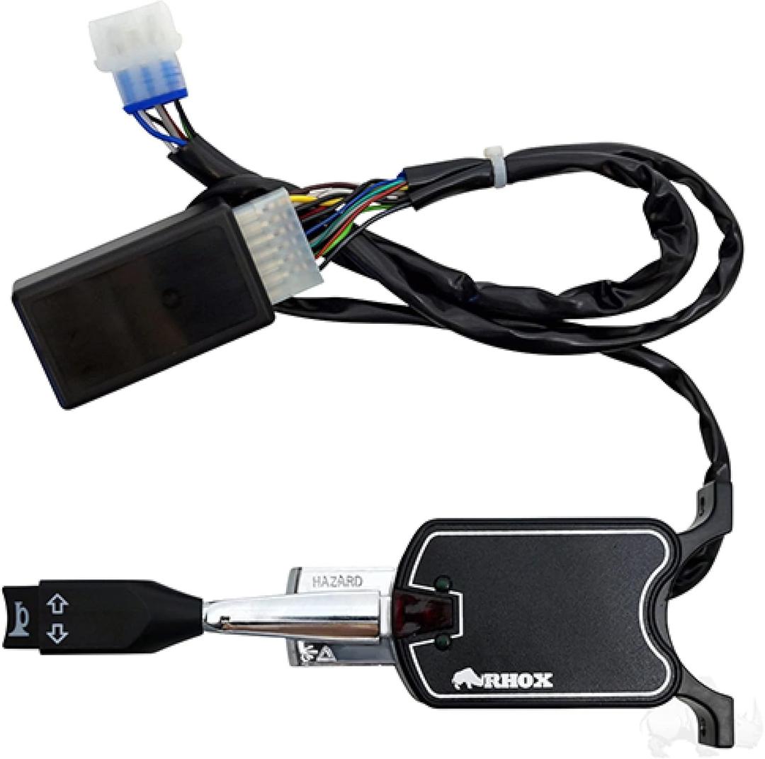 RHOX LGT112A Golf Cart Turn Signal Switch  ON/Off PushButton, ScrewTerminal, OEM Replacement