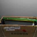 Push Lawn Sweeper, 26-Inch Width, 7 Cu. Ft. Hopper Capacity, 4 Spinning Brushes, Adjustable Height, Durable Steel Frame with Rubber Wheels, Ideal for Leaves and Grass