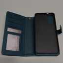 TwoHead for Samsung Galaxy S25 Edge Wallet Case with Card Holder, Detachable Magnetic Phone Case for S25 Edge,PU Leather All-Round Protective Phone Case Wallet with Wrist Strap(6.7 in,Green)