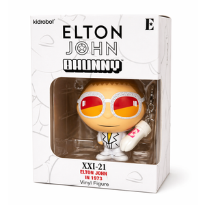 NEW Elton John in 1973 XXI-21 Vinyl Figure Kidrobot w/Bhunny Paw NIB