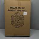 Music Boxing Machine for Adults Kids, Smart Bluetooth Boxing Training Equipment with 9 Speeds & 30-Step Volume Control, Gloves, Wall Mounted, Punching Bag Gifts for Home, Office and Gym