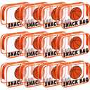 12 Pcs Basketball Snack Bags for Team Gifts Basketball Goodie Treat Candy Pouch Bags Clear PVC Waterproof with Zipper Party Favors for Team Ground Birthday Gifts Sport Supplies
