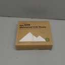 KeaBabies 2-Pack Waterproof Baby Crib Sheets for Boys,Girls -52x28 Viscose Derived from Bamboo Toddler Bed Sheet Neutral,Fitted Crib Mattress Protector Cover for Baby Bedding,Soft & Gentle(Soft White)