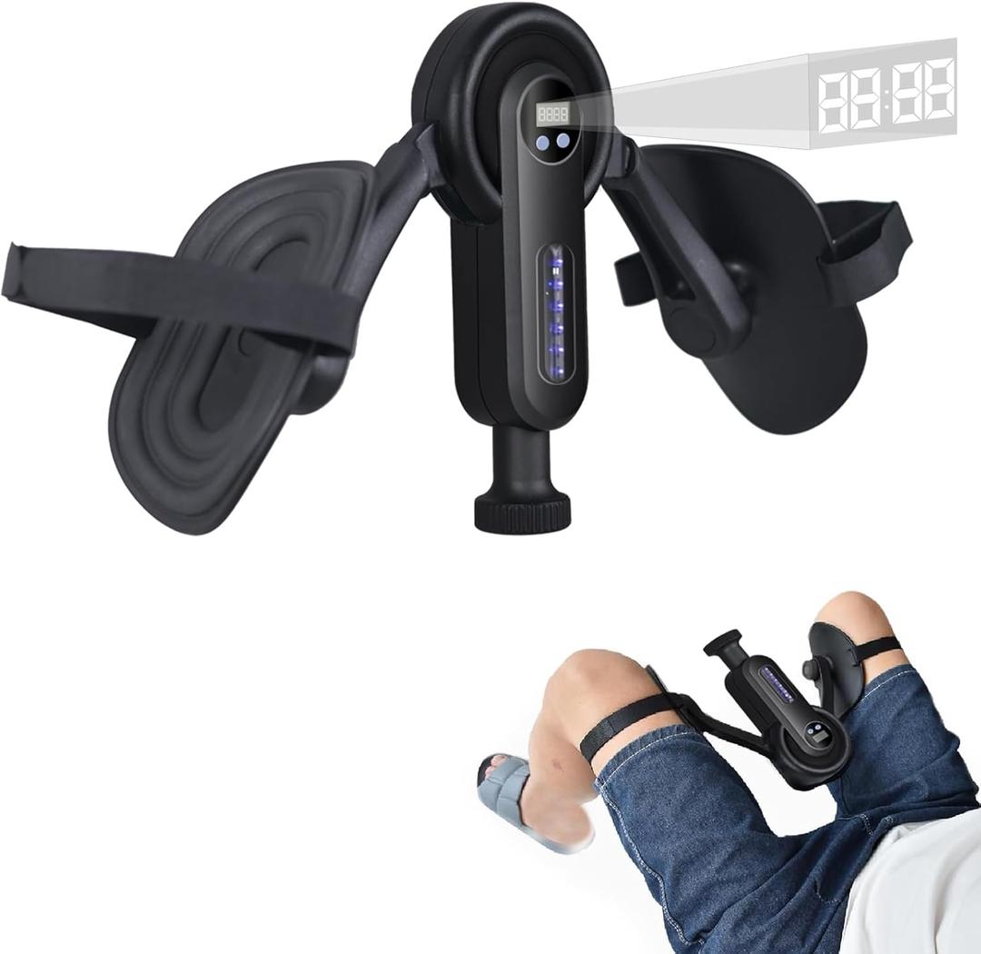 Thigh Master, Kegal Exerciser Inner Trainer with 0-135 lbs Adjustable Resistance for Inner Muscle Strengthen| Home Fitness,Pelvic Floor Trainer for Women|Men (Black)