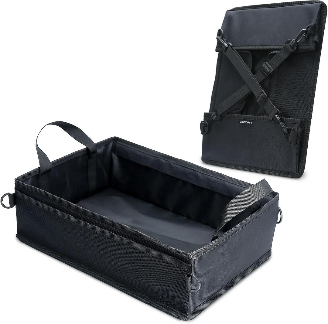 GEEDAR Under Seat Storage Truck Tool Box Organizer for Truck Underseat Storage Ford F150 F250 F350 Chevy Silverado Accessories (for the Single Seat)