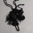 BEL AVENIR 2 Pack Curtain Tiebacks Tassel Drapery Tie-Backs Rope Handmade Holdbacks Home Office Hotel Decorative (Black, 2 Pack)