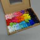 CLLOT Baby Hair Clips 50Pcs Tiny 2" Baby Hair Bows Fully Covered Barrettes Clips for Baby Girls Infants and Toddlers,25 Colors in Pairs