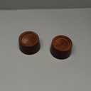 KOIKEY Furniture Raisers Bed Risers - 2 Inch Wooden Circle Heavy Duty Furniture Height Extenders Lifts for Sofa Couch Desk Chair Table Base Raising Space, Convenient Store and Cleaning, Pack of 4