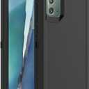 Case for Galaxy S20, Heavy-Duty Tough Rugged Shockproof Drop Protective Cover Cases for Samsung Galaxy S20, Black