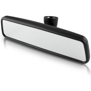 GoaMotors Black Rear View Interior Mirror Compatible with VW Golf MK4/MK5/MK6 Jetta Passat B5 Bora Rearview Mirror, Replace 18D 857 511, 3C0857511, 3B0857511H, 3B0857511G, for Jetta Rear View