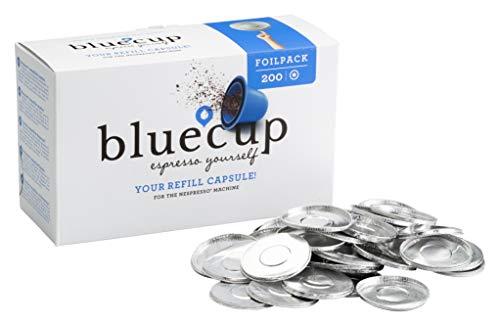 BLUECUP Lids for Bluecup Reusable Capsules [200 pcs]
