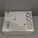 500 Thread Count Bed Sheets 100% Egyptian Cotton Striped Sheets Set - White Long-Staple Cotton Split King Sheet for Bed, Fits Mattress Upto 16'' Deep Pocket, Soft & Silky Sateen Weave Sheets