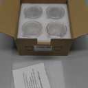 Gencywe Double Walled Espresso Cups Set of 4 (50% Thicker), 3 Ounce Clear Expresso Coffee Mugs, Espresso Shot Glasses, Double Wall Insulated Espresso Cups Suit for Espresso Machine, Microwave Safe