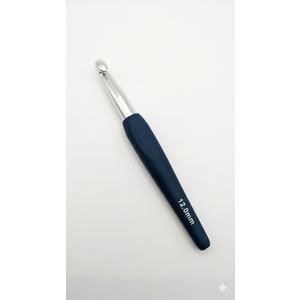 Large Crochet Hooks 1 pcs Ergonomic Non-Slip Rubber Handle Crochet for Arthritic Hands, 12mm Extra Long Crochet Hooks Needles DIY Yarn Crocheting Tools