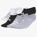 Adidas Women's Superlite 3.0 6-Pack Super No Show, Athletic Socks, Invisible Ultra Low-Profile, Cushion & Arch Compression