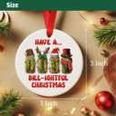 3 x Pickle Gifts Christmas Ornament for Women Men, Pickle Ornaments Gifts for Christmas Tree