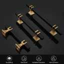 10 Pack 5 Inch Black and Gold Cabinet Pulls Black and Gold Cabinet Handles Kitchen Cabinet Handles Dresser Drawer Pulls Kitchen Cabinet Hardware