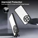 Eastcoo Slim Case for Oneplus 13 Case, [Hard PC Back+Soft TPU Bumper] [Anti-Yellowing] [Support Wireless Charging] Slim Fit Shockproof Protective Transparent Case Cover for OnePlus 13 5G, Matte Black