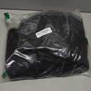 FAIABLE Mens Womens Double Zip Up Hoodie Oversized Acid Wash Hoodies Heavyweight Fleece Cotton Zipper Sweatshirt Vintage Y2k Full Zipup Jacket Couples Streetwear Black Size L