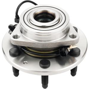 515160 Front Wheel Hub Bearing Compatible with 2014-2018 Chevrolet Silverado 1500 6.2L 4WD,6 Lug W/ABS