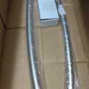 Curved Shower Curtain Rod For Bathroom 38-72 Inches, Adjustable Length, Curved Shower Rod, Metal Rods & Brackets, Round Shower Curtain Rods, Rotate Bracket For Large Shower Space, Need Drilling, Nickle (Brush Nickel)