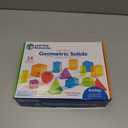 Learning Resources View-Thru Geometric Solids - Geometric Shapes, Back to School Supplies Must Haves, Math Teacher Supplies
