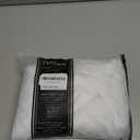 Furlinic No Hook Shower Curtain Fabric,White Waterproof Shower Curtain or Liner Hotel Spa Luxury,Washable Cloth Decoratvie Bathroom Curtains with 10 Plastic Split Grommets,72'' W x 72'' L