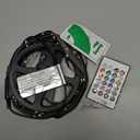 TV LED Backlights USB LED Strip Lighting for 60 65 inches Behind TV Monitor Sony LG Samsung HDTV Game Room Home Movie Theater Decor Lights, Color Changing RF Remote Cover 4 Sides