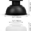 Silicone Cupping Therapy Sets Cups Massage,12pcs Professional Vacuum Cupping Anti Cellulite Suction Cup for Facial Body Massage,Deep Tissue,Myofascial Release,Pain Relief,Muscle Relaxation-Black+White