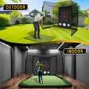 Golf Net, 11x8ft Golf Practice Hitting Net for Backyard Simulators