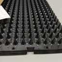 Petfolio 12 Pack Black Cat Spike Mat - 16" x 13" Scat Mat for Cats with 1" Spike is A Perfect Pet Deterrent for Indoor & Outdoor Cat Repellent to Deter Feral Cats & Dogs