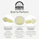 HODOYA 100pcs Door Panel Retainer Clips 15545202 – Compatible with GM Chevrolet GMC Trucks & SUVs – Interior Trim Fasteners (100Pcs)