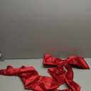 55.1x18.9 Inch Large Christmas Satin Bows Christmas Tree Topper Decorations Giant Xmas Tree Toppers Bows for Christmas Holiday Birthday Party Baby Shower Room Decoration (Brown)