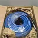 Pressure Washer Hose, 3/8" x 100FT Power Washer Hose, Kink Resistant Hot and Cold Water Flexible Washing Hose Max 248F, 4800 PSI Commercial Industrial Grade Steel Wire Braided Extension Hose