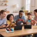 Kinwin Charging Dock for Nintendo Switch 2/1/OLED for Joy-con, Magnetic Charger Station for Joycon 2, Stand Accessory for Switch 2/1/OLED