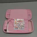 Younik Switch 2 Accessories Bundle, 15 in 1 Pink Switch 2 Accessories Kit for Girls Include Switch 2 Carrying Case, Shoulder Strap, Wrist Strap & Stickers, Protective Case for Switch Console & J-Con