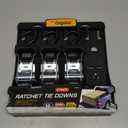 CargoLoc Ratchet Tie Downs 3 Pack