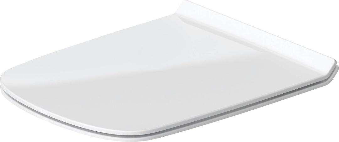 Duravit DuraStyle Elongated Toilet seat White High Gloss, Slow Closing, Stainless Steel Hinges