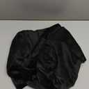 Sofa Arm Covers - Velvet Plush Anti-Slip Armrest Protectors for Chairs & Sofas, Set of 2, Black