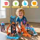 LionFuny150PCS Magnetic Blocks, Magnetic Building Blocks, Magnet Blocks for Kids Age 3-5 4-8 8-12, STEM Sensory Educational Magnet Stacking Toys Boys Girls Gifts