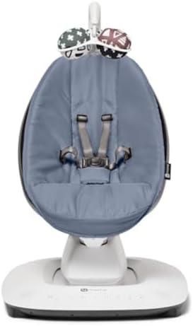 4moms MamaRoo Multi-Motion Baby Swing, Bluetooth Enabled with 5 Unique Motions, Slate Blue